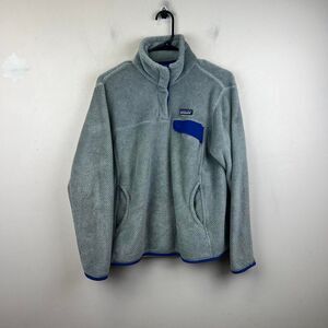 Patagonia Synchilla Fleece Jacket  Gray Blue Size L